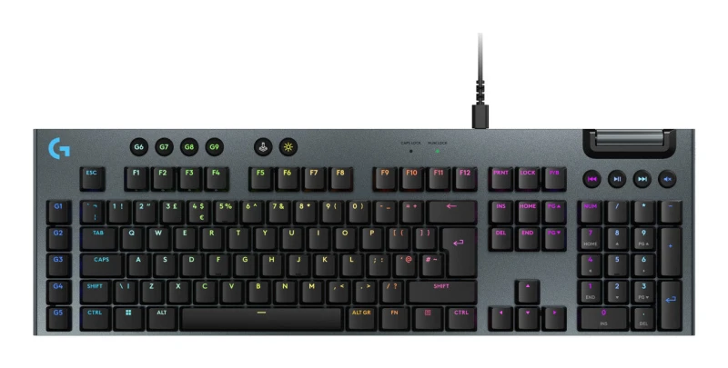 Image of Logitech Logitech G915 X Wired Gaming Keyboard - Black