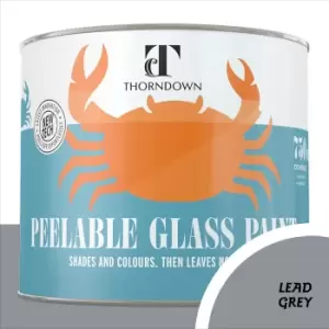 Image of Thorndown Lead Grey Peelable Glass Paint 750ml