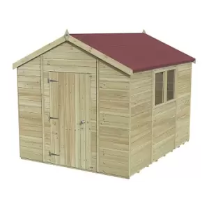 Image of 10' x 8' Forest Premium Tongue & Groove Pressure Treated Apex Shed (3.06m x 2.52m)
