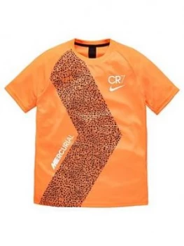 Image of Nike Youth Cr7 Short Sleeved Dry T-Shirt - Orange