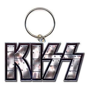 Image of KISS - Stud Logo Keychain