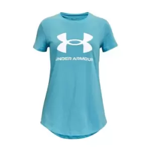 Image of Under Armour Live Sportstyle Graphic Short Sleeve T Shirt Womens - Blue