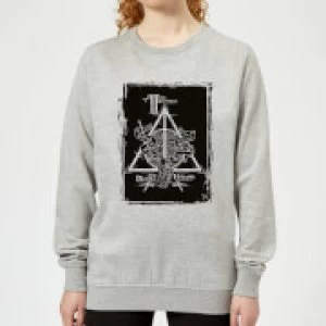 Image of Harry Potter Three Brothers Womens Sweatshirt - Grey - XL