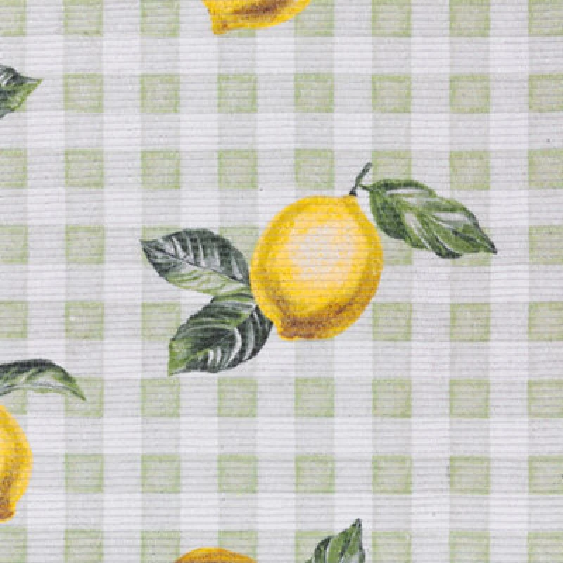 Image of Furn. Fruits Lemon Striped Indoor/outdoor Rug