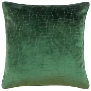 Image of Bloomsbury Velvet Cushion Emerald, Emerald / 50 x 50cm / Polyester Filled