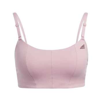 Image of adidas Yoga Studio Light-Support Bra Womens - Pink