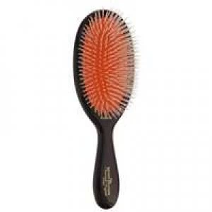 Image of Mason Pearson Gentle Nylon Medium Brush Dark Ruby
