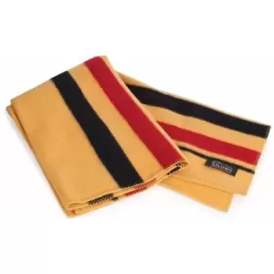 Image of Shires Newmarket Blanket (160cm x 140cm) (Yellow/Red/Black) - Yellow/Red/Black