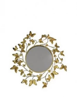 Image of Arthouse Gold Metallic Butterflies Mirror