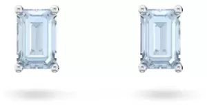 Image of Swarovski 5639134 Stilla Stud Earrings Blue Crystal Jewellery