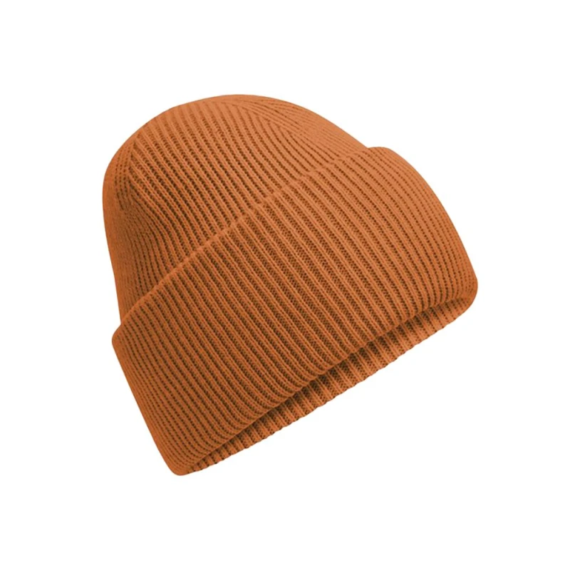 Image of Beechfield Beechfield Men Classic Deep Cuffed Beanie in Orange Orange One Size Male 5063425806737
