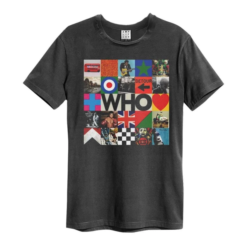 Image of Amplified Amplified Men By The Who The Who T-Shirt in Charcoal Size: Small Charcoal S Male 5063470845576