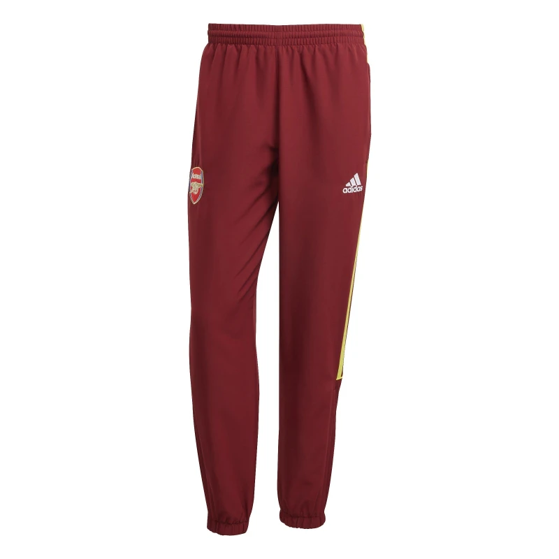 Image of adidas Arsenal Football Club UBP Tracksuit Bottoms Mens Noble Maroon male S