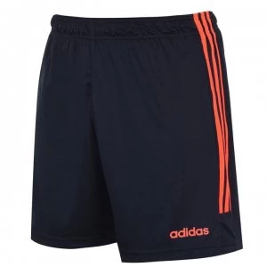 Image of adidas Mens Sereno Training Shorts - Navy/Orange