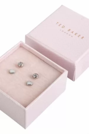 Image of Ted Baker Jewellery Sarna: Crystal Stud/Heart Gift Set TBJ2401-01-02