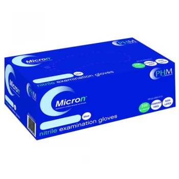 Image of Handsafe Powder-Free Nitrile Gloves Large Blue Pack of 200 GN90