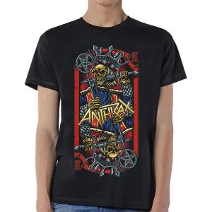Image of Anthrax - Evil King Unisex Medium T-Shirt - Black