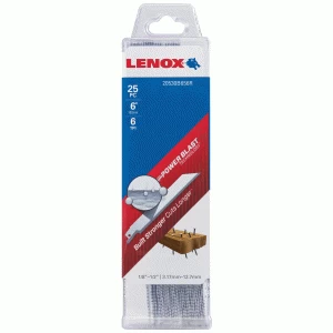 Image of Lenox 6TPI Nail Embedded Wood Cutting Reciprocating Saw Blades 229mm Pack of 25