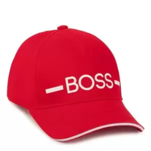 Image of Boss Junior Print Logo Cap - Red