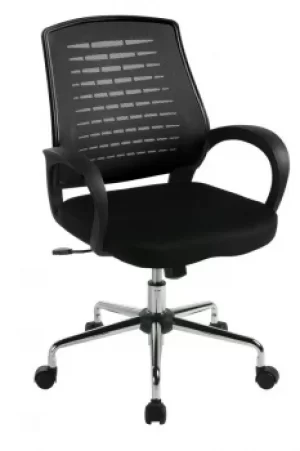 Image of Carousel Black Mesh Office Chair