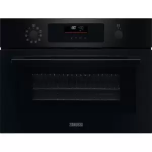 Image of Zanussi ZVENM6KN Built In Compact Electric Single Oven - Black