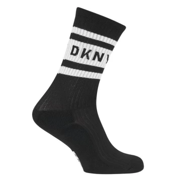 Image of DKNY Reed 3 Pack Socks - Black