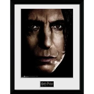 Image of Harry Potter Snape Face Framed Collector Print