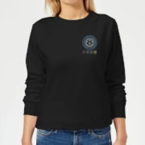 Image of Crystal Maze Crystal Pocket Womens Sweatshirt - Black