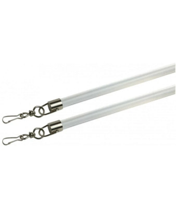 Image of Curtain Draw Rod (Pair) 75Cm White