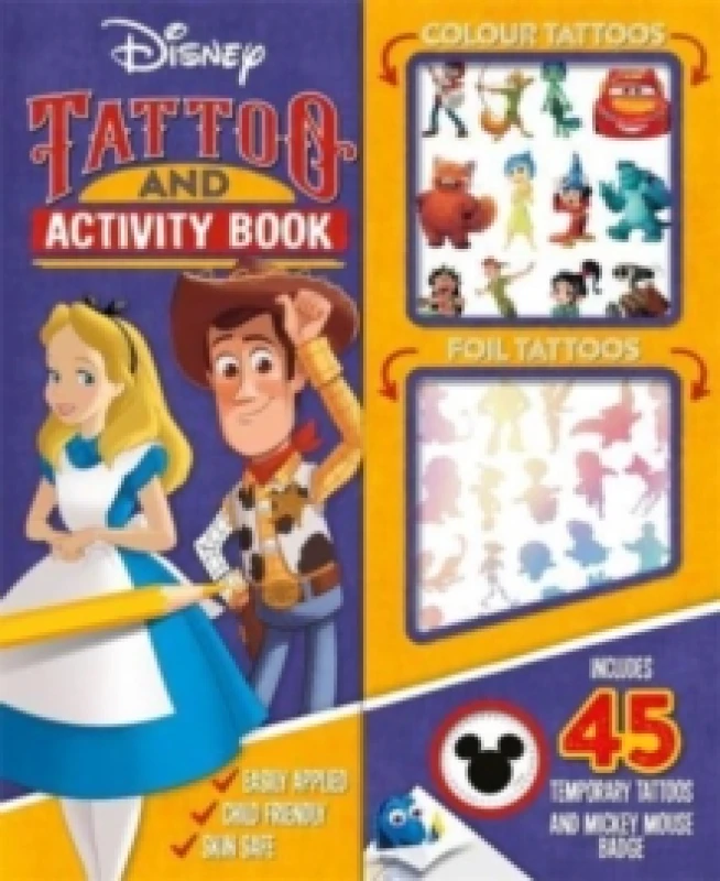 Image of Disney: Tattoo and Activity Book Paperback / softback