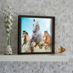 Image of KZM554 Multicolor Decorative Framed MDF Painting