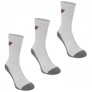 Image of Ben Sherman Sport Crew Socks 3 Pack Mens - White