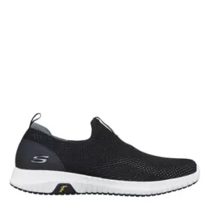 Image of Skechers ELITE FLEX ANTI-SLIP mens Slip-ons (Shoes) in Black,7,7.5