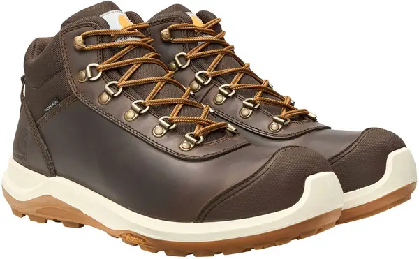 Image of Carhartt Wylie Waterproof S3 Safety Boots, brown, Size 44