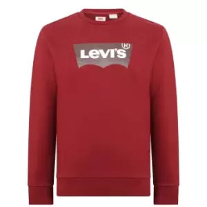 Image of Levis Graphic Crew Sweatshirt - Red