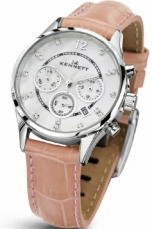 Image of Ladies Kennett Lady Savro Chronograph Watch LWSAVWHSILPK
