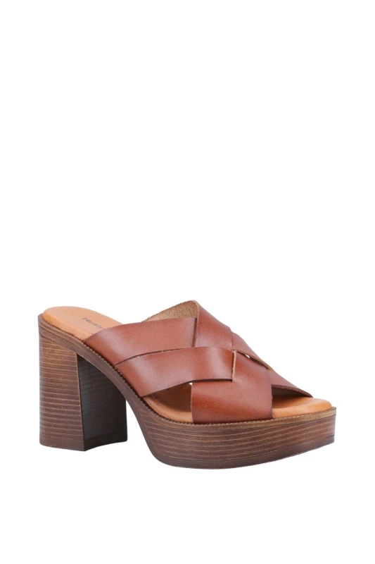 Image of Hush Puppies Gigi Platform Sandal - Brown Brown 8