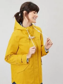 Image of Joules Coast Waterproof Jacket - Yellow, Size 18, Women
