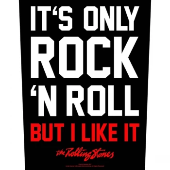 Image of Rolling Stones - The - It's Only Rock N' Roll Back Patch