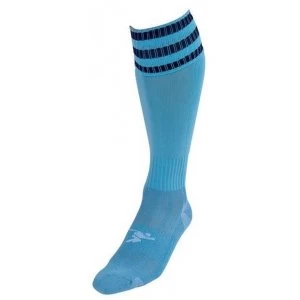 Image of PT 3 Stripe Pro Football Socks LBoys Sky/Navy
