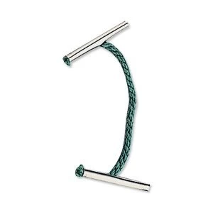 Image of 5 Star Office Treasury Tags Metal ended 152mm Green Pack 100