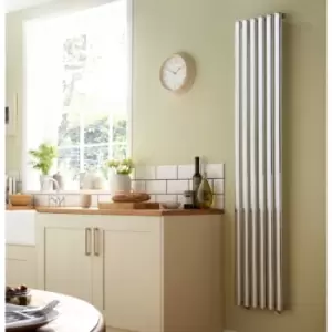 Image of Towelrads Dorney Chrome Vertical Radiator 1800mm x 472mm - 538012