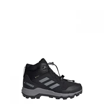 Image of adidas Terrex Mid GORE-TEX Hiking Shoes Kids - Core Black / Grey Three / Core