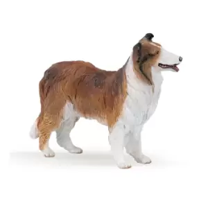 Image of Papo Dog and Cat Companions Collie Toy Figure, 3 Years or Above,...