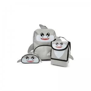 Image of Baby Animal Shark Backpack, Lunchbag and Pencil Case Set