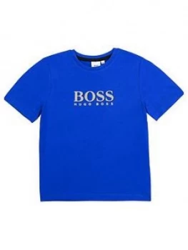 Image of Hugo Boss Classic Short Sleeve T-Shirt Royal Blue Size 10 Years Boys
