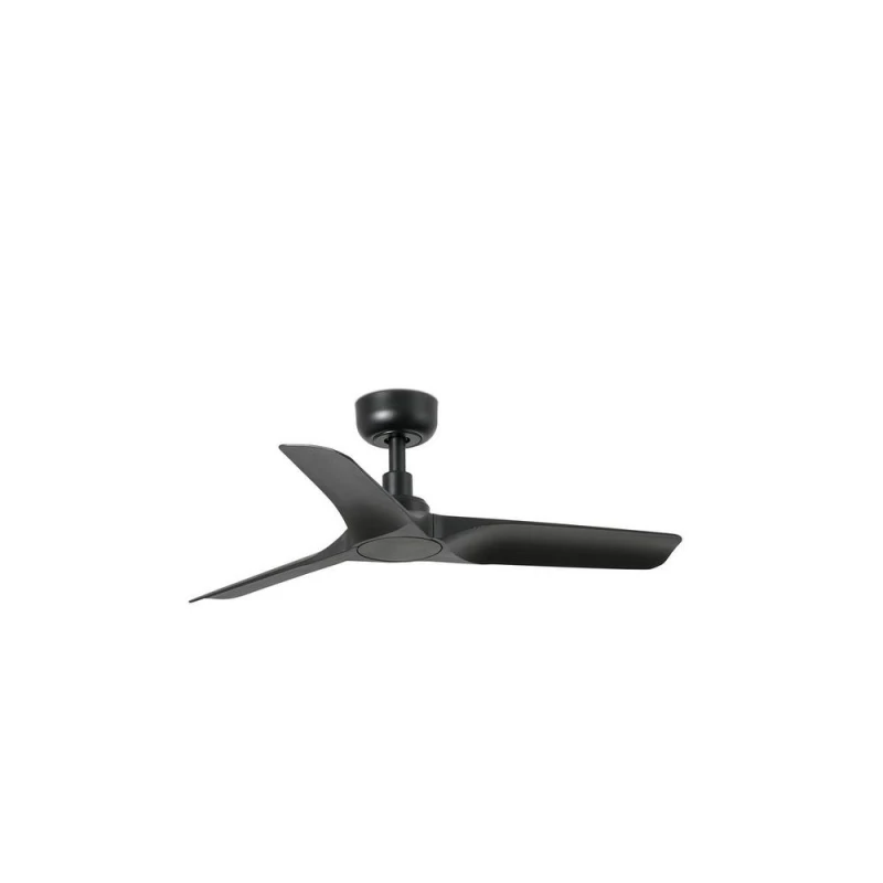 Image of Netlighting Hey Small Black DC Ceiling Fan 6 Speed Black Unisex