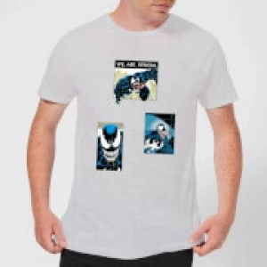 Image of Venom Collage Mens T-Shirt - Grey - M