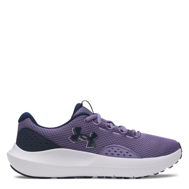 Image of Under Armour Surge 4 Running Shoes Womens Purple/White female 7 (41)
