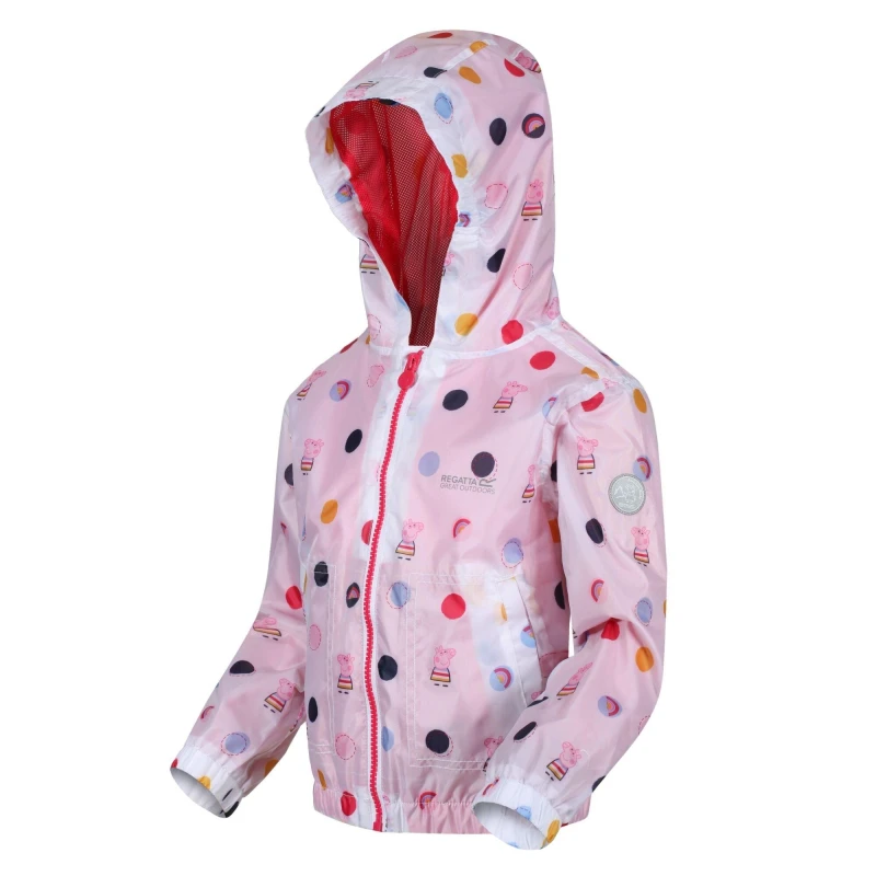 Image of Regatta Peppa Pig Muddy Puddle Waterproof Jacket - Multi Multi C60-C72